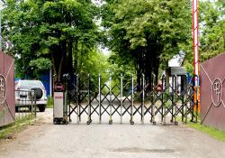 Автоматические откатные шлагбаумы. Гаражный кооператив